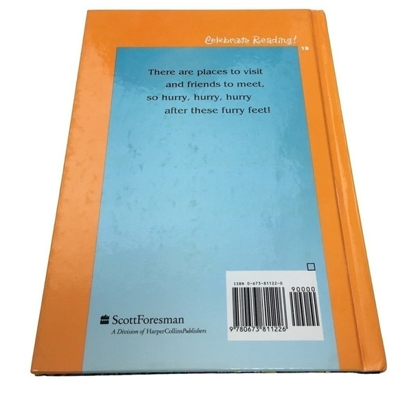 Vintage 90s Childrens Book Hurry Furry Feet Celebrate Reading Classroom Dr Seuss - Picture 2 of 12